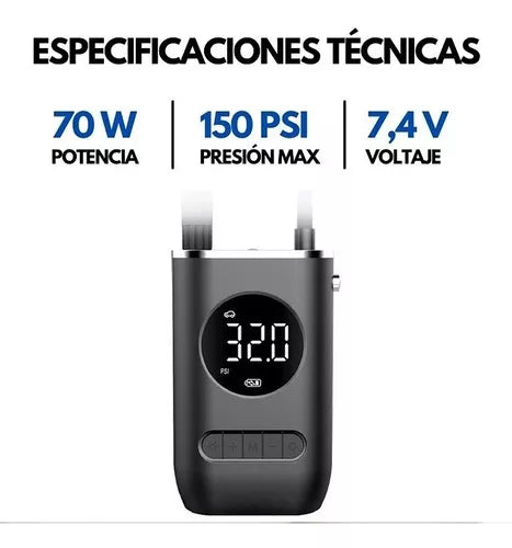 Compresor de Aire Portátil🚗✔️